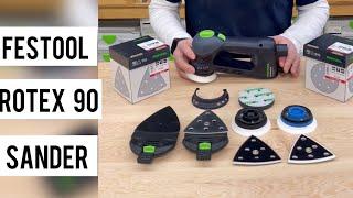 Festool Rotex 90 sander overview