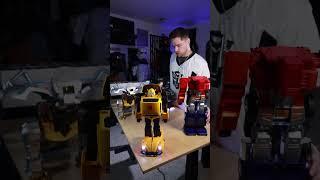 Transforming all my transformers #transformers #optimusprime #robosen