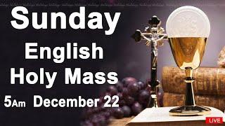 Catholic Mass Today I Daily Holy Mass I Sunday December 22 2024 I English Holy Mass I 5.00 AM