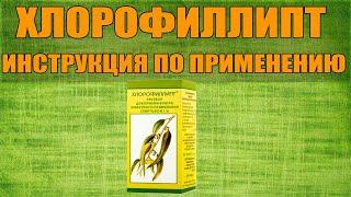 ХЛОРОФИЛЛИПТ ИНСТРУКЦИЯ ПО ПРИМЕНЕНИЮ ПРЕПАРАТА, ПОКАЗАНИЯ,  КАК ПРИМЕНЯТЬ, ОБЗОР ЛЕКАРСТВА