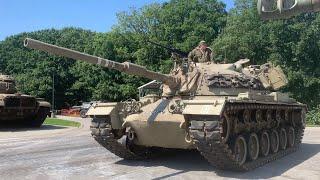 Israeli Defense Force (IDF) Magach 3 (M48 Patton) Tank on the Move