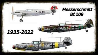 Evolution Of Messerschmitt Bf.109 (1935-2022)