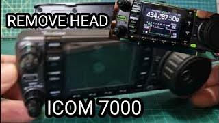 ICOM IC-7000 Remove Control Head & Speaker Headphone Selection