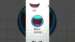 The Types of WATER ON THE HILL #geometrydash #art