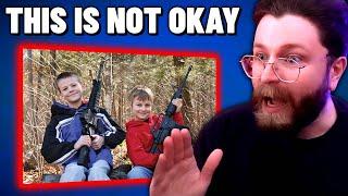 Vaush Rants About Raising Kids On Guns