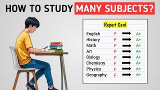 How To Study Many Subjects and Top Them All | Study Smarter, Not Harder