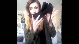 Church OOTD Black Dress & Kitty Tights