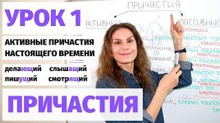 Урок 1. Активные причастия (настоящее время) || Причастия