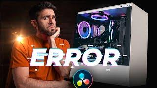 el mayor ERROR al CONSTRUIR un PC para VÍDEO [Davinci]