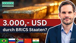  Showdown! BRICS Staaten befeuern Goldpreis? Wenn DAS passiert explodiert  Gold!