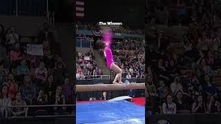 One of the only all-around competitions she ever lost #gymnastics #beam #simonebiles #lost