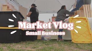 Vendor Market Day Vlog | Small Business | Craft Fair Set Up | Momprenuer