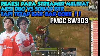 Reaksi para streamer PUBG melihat DUO VS SQUAD Ryzen dan Zuxxy | PUBG MOBILE PMGC 2020 SW3D3