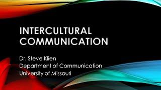 Intercultural Communication