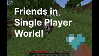 Make your Single Player Minecraft World Public! Let friends join (Java)