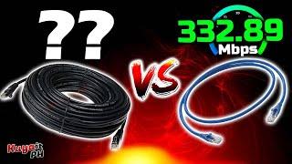 MAS MAHINA ang 100 METERS Ethernet vs 1 METER Ethernet?