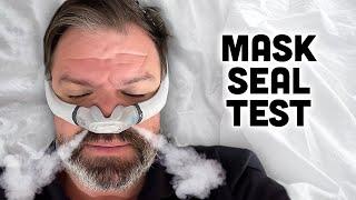 ResMed AirTouch N30i Mask Seal Put to the Test! ️ How Well Does it Hold Up at 10, 15, & 20 cmH2O?