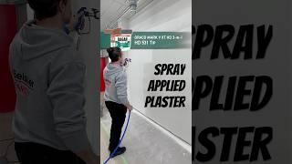 Spray Plaster. Bagar Airliss LF Using a Graco Mark V XT