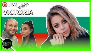  LIVE Q&A WITH VICTORIA! (Bulgaria Eurovision 2020 - ‘Tears Getting Sober’) | EUROVOXX LIVE