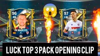 Lucky top 3 pack opening clip