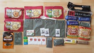 Swedish Military 24 Hour MRE Ration Menu 2