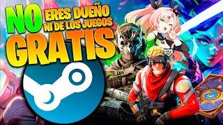 Por qué NO eres DUEÑO ni de los VIDEOJUEGOS GRATIS 