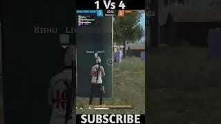 1vs4 Destroyed in Seconds  Woodpecker 1vs4  #shorts #kishulive #short