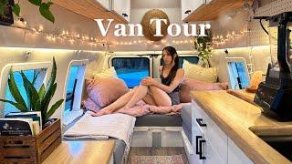 VAN TOUR · Solo Female's Tiny Home in a Vintage Van