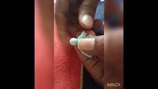 Simple and easy way of making "Potli Button" #Tips from SSC #Potlibutton