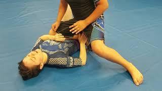 Knee on Belly Escape - Ankle Trap 1 - FargoBJJ Bully Proof Kids