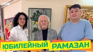 Юбилейная выставка картина Рамазана Усеинова в библиотеке Франко (Симферополь)