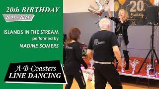 ISLANDS IN THE STREAM - Line Dance with Nadine Somers & Quick Walk Through