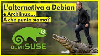 Il primo Linux con web installer, Opensuse Slowroll Leap Tumbleweed