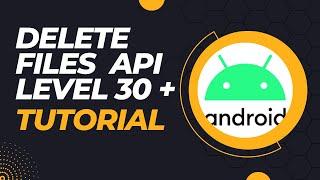 How to Delete Files in external / scoped storage - Android API Level 30 Android 11 -Programmatically