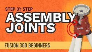 How to Create Assemblies and Joints in Fusion 360 - Learn Autodesk Fusion 360 in 30 Days: Day #25