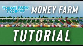 How to Make A Money Farm  | 500k Per Hour | Theme Park Tycoon 2