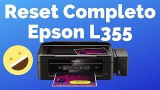 Reset Impresora Epson L355 o cualquier Epson de Manera Correcta con Mantenimiento | Varios Modelos