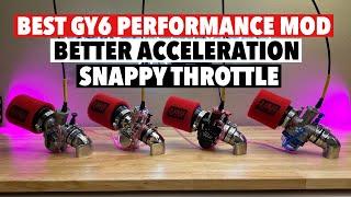 BEST GY6 PERFORMANCE MOD! [Plug & Play carburetor]