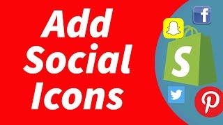 How to Add Social Media Icons on Shopify store In 2025