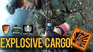 EXPLOSIVE CARGO!//KRYTAC SPR GAMEPLAY+ZOOM CAM//GUNMAN AIRSOFT//COMMENTARY