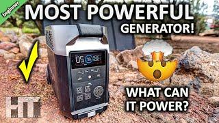 ECOFLOW DELTA PRO 3600w Solar Generator Battery Power Station Beginner Friendly Review