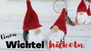 Einen Wichtel für Weihnachten häkeln - Einfacher Amigurumi Wichtel - Super süß und schnell