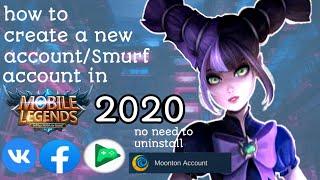 How to create smurf account in Mobile Legends 2021