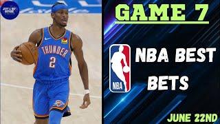 NBA Finals Game 7 Best Bets, Picks, & Predictions for Pacers Vs Thunder!