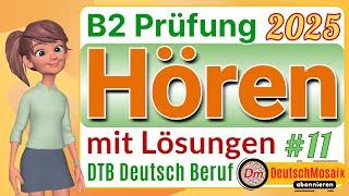 B2 Hören Beruf 2025 | Übungstest mit Lösungen (Teil 1–4)