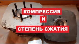 Компрессия и степень сжатия в двигателе мотоцикла / мотоциклы Иж, JAWA, Днепр, Урал, Минск, Восход.