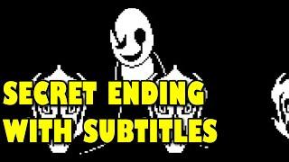 W.D. Gaster Fight - SUBTITLES + SECRET ENDING (Undertale Fangame) Manly Let's Play