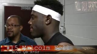 NCCU QB Malcolm Bell after the Game Q&A