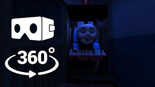 [4K VR 360°] Thomas the tank engine in scary horror School