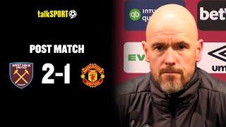 Erik Ten Hag SLAMS LATE PENALTY DECISION As Manchester United Lose To Julen Lopetegui's West Ham!